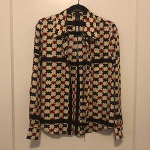 NWT Silk patterned Marc Jacobs blouse - size 6